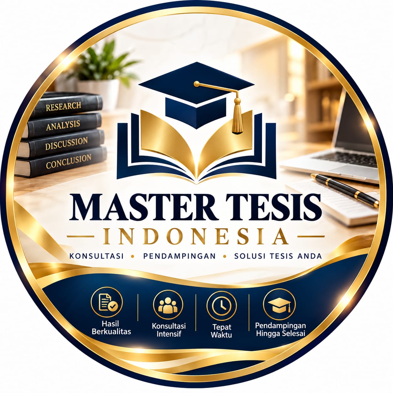 Logo Master Tesis Indonesia